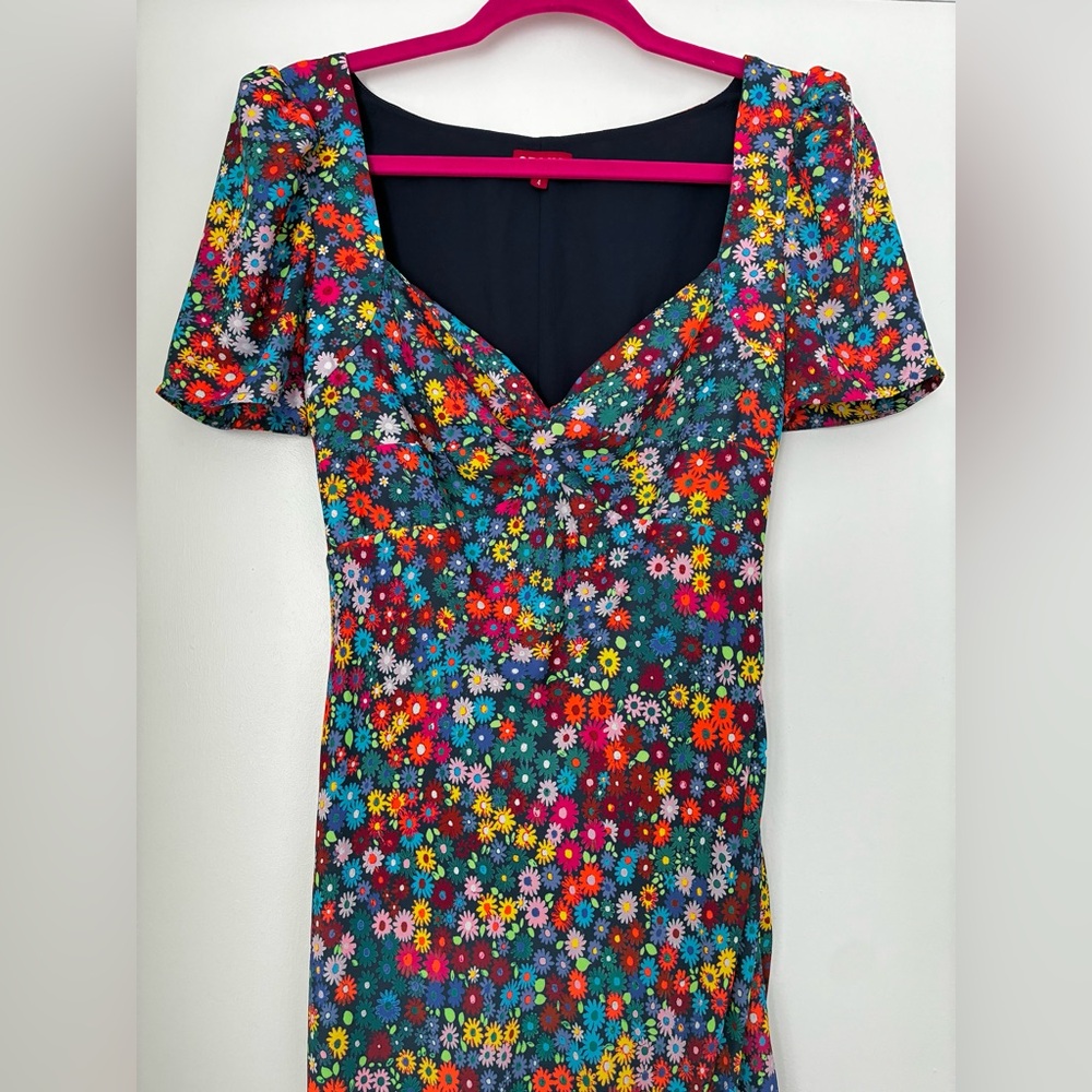 Staud Lea Maxi Dress in Rainbow Flower Market - Picture 7 of 12